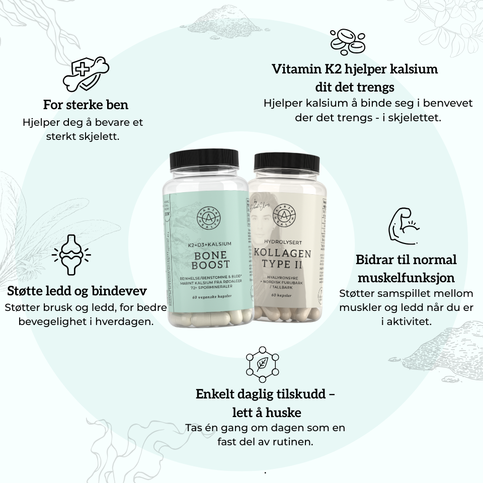 Bone Boost + Kollagen 2 Aarja Health Norge