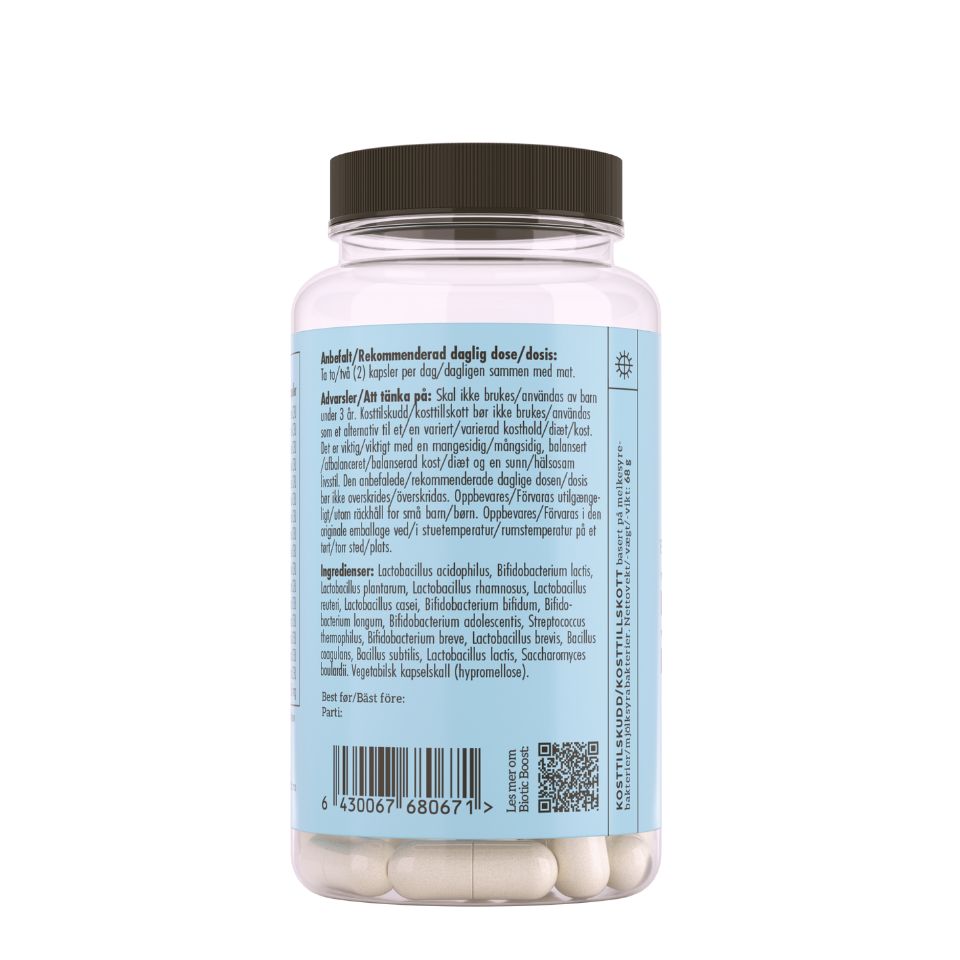 BIOTIC BOOST (Probiotika) Aarja Health Norge