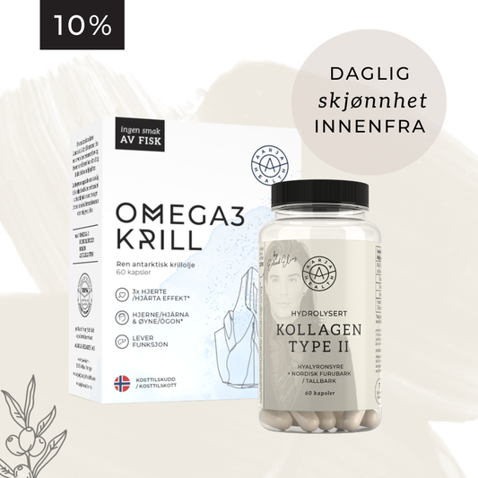 Kollagen + Omega-3 Krill Aarja Health Norge