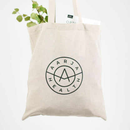 TØYBAG I RESIRKULERT BOMULL Aarja Health Norway