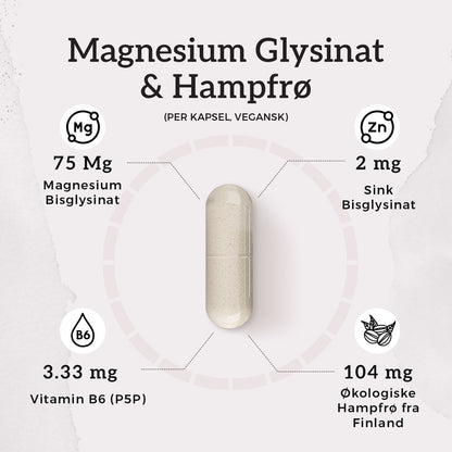 ZMA - MAGNESIUM GLYSINAT Aarja Health Norge