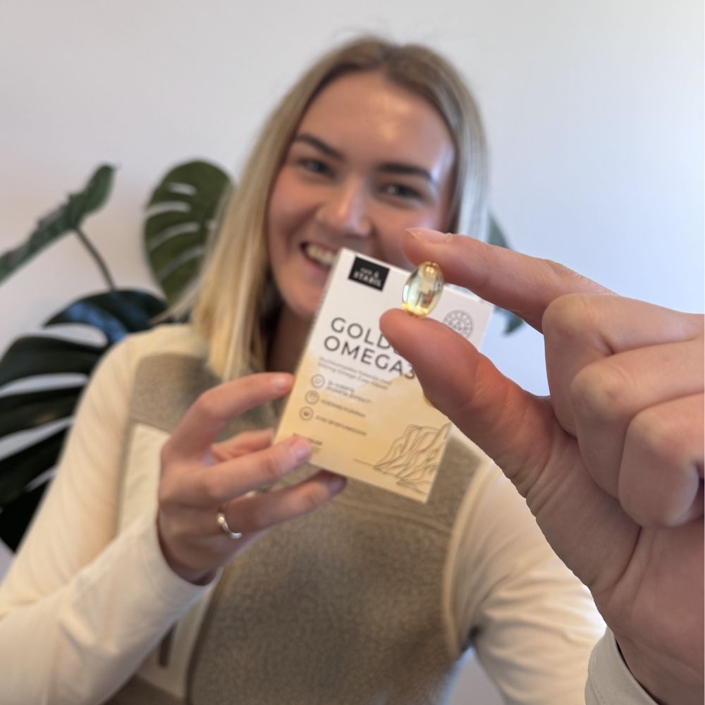 GOLDEN OMEGA3 FISKEOLJE, VIT A, E, D Aarja Health Norge