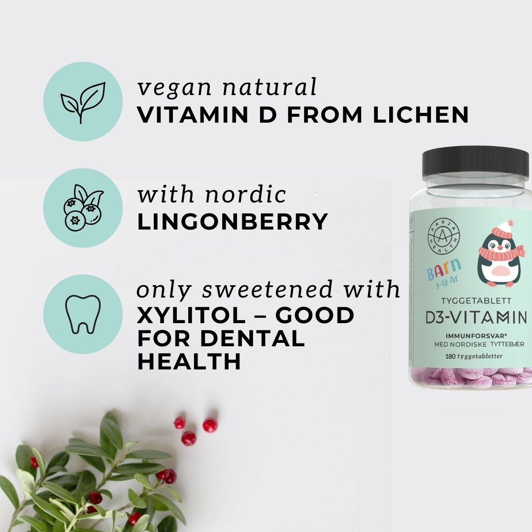 KIDS VITAMIN D3 WITH LINGON (Vegan)