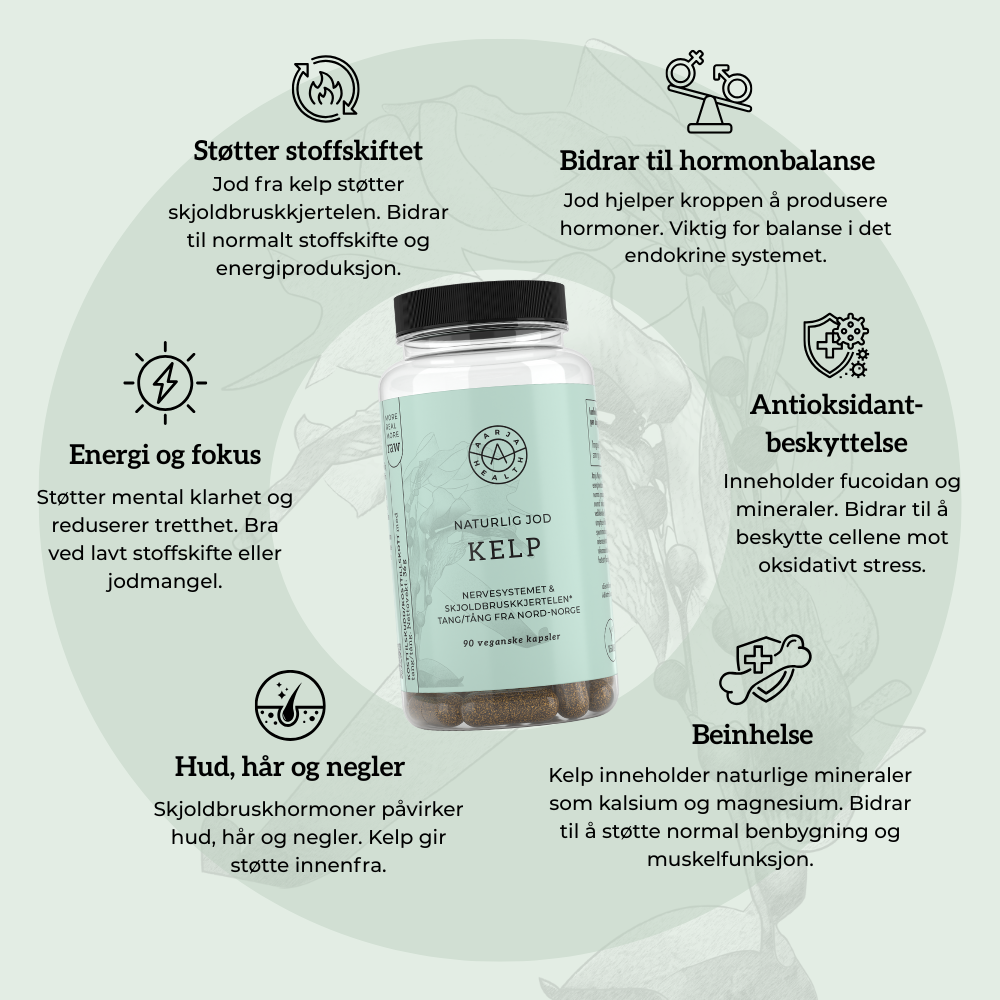 KELP (Naturlig jod) Aarja Health Norge