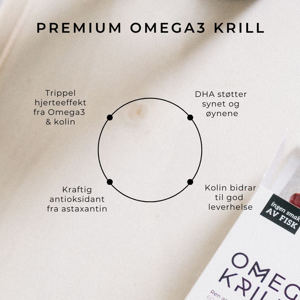 OMEGA3 KRILL,  KOLIN & ASTAXANTHIN Aarja Health®