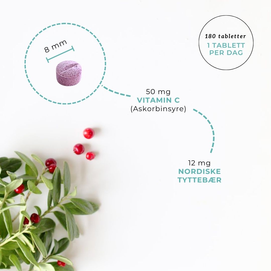 VITAMIN C & TYTTEBÆR FOR BARN Aarjahealth
