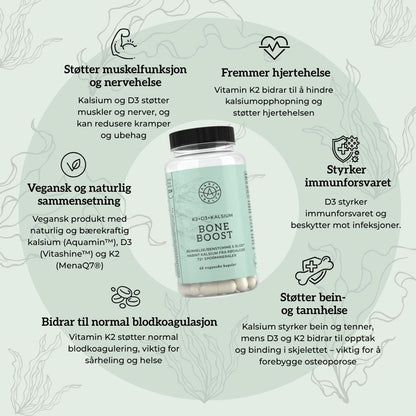 KALSIUM, D3 & K2 Aarja Health