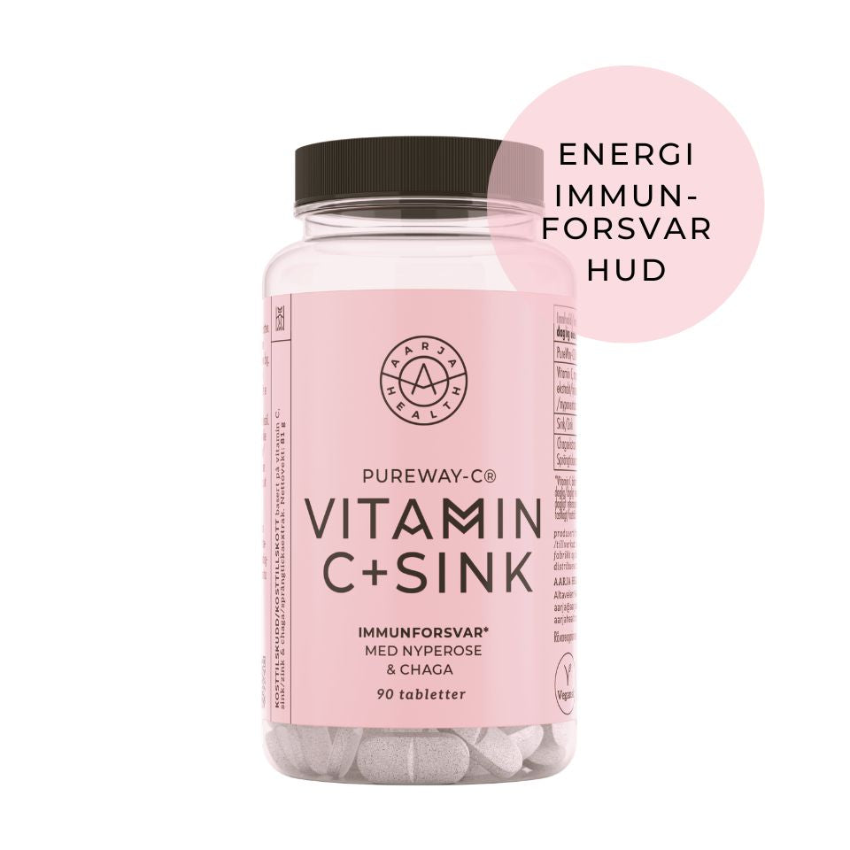VITAMIN C 500 MED SINK OG CHAGA (BioActive Complex) Aarja Health