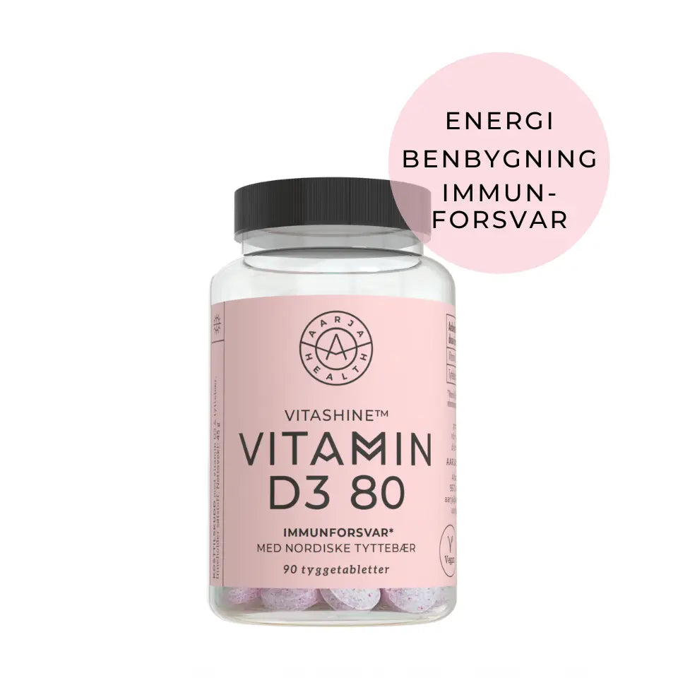 VITAMIN D3 + TYTTEBÆR (Vegan)