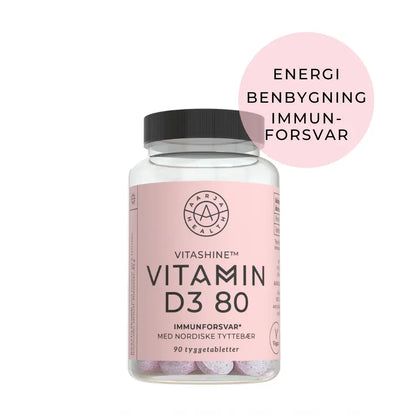 VITAMIN D3 + TYTTEBÆR (Vegan)