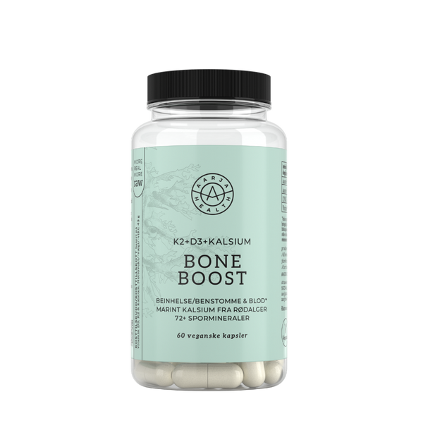 BONE BOOST (D3 OG K2 MED MARINT KALSIUM) Aarja Health