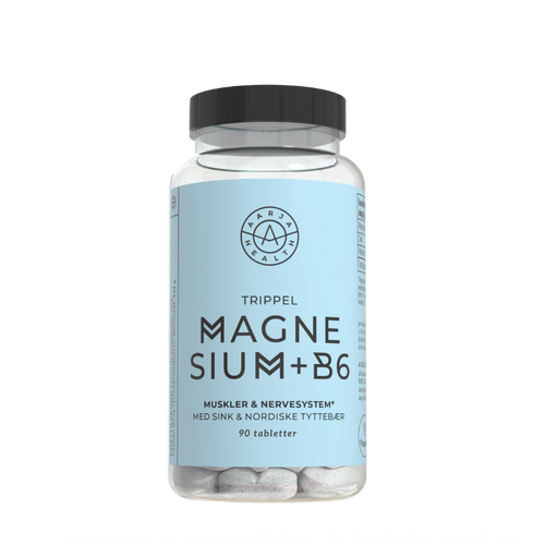 TRIPPEL MAGNESIUM MED SINK OG B6 Aarja Health
