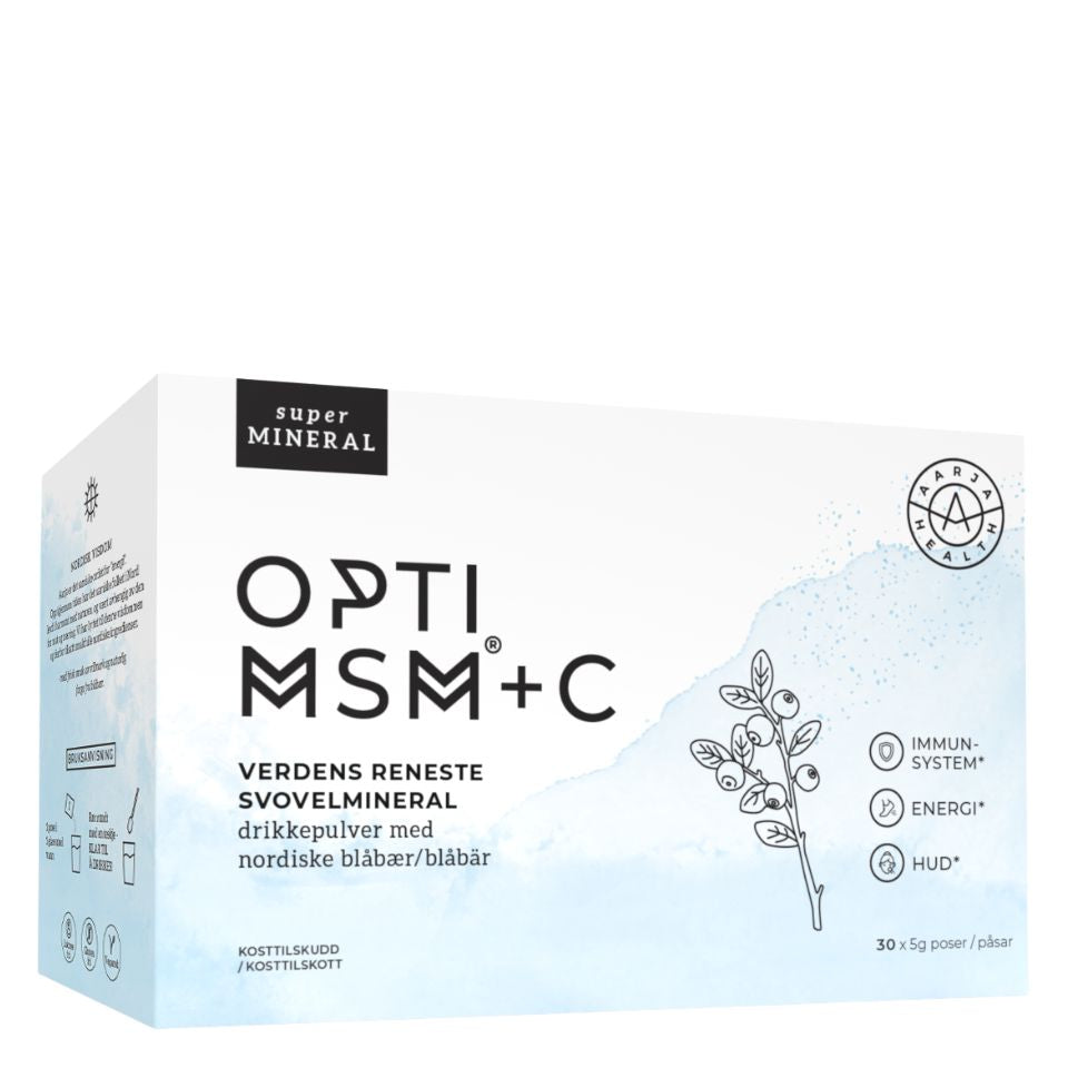 OPTIMSM®, C VITAMIN & BLÅBÆR Aarja Health