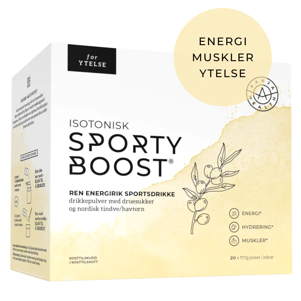 ISOTONIC SPORTY BOOST® + HAVTORN (VEGAN)