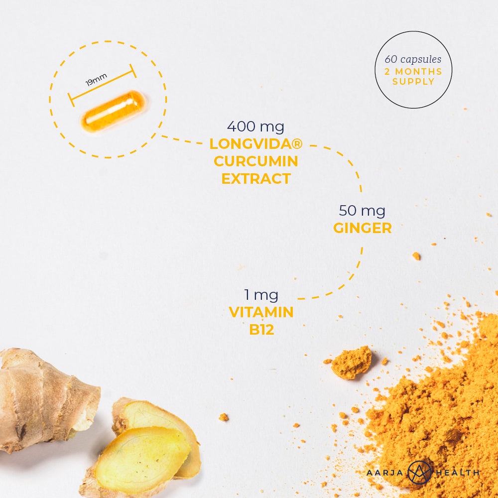 CURCUMIN + GINGER + B12 (VEGAN)