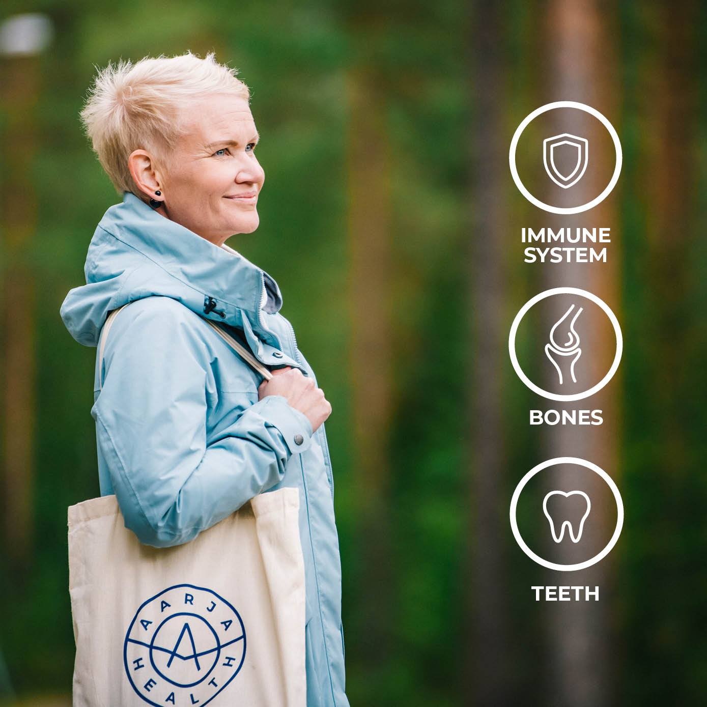 NATURAL D3 &amp; CRANBERRY