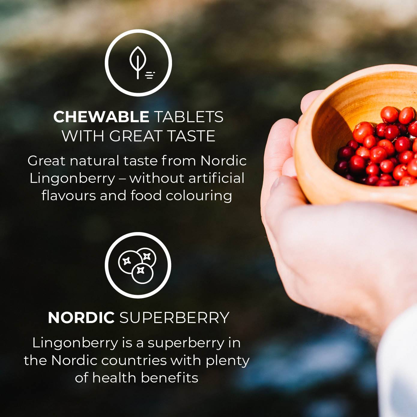 NATURAL D3 &amp; CRANBERRY