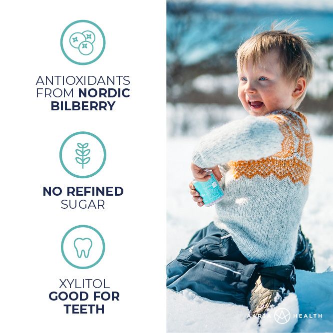 KIDS VITAMIN D3 WITH BLUEBERRIES (Vegan)